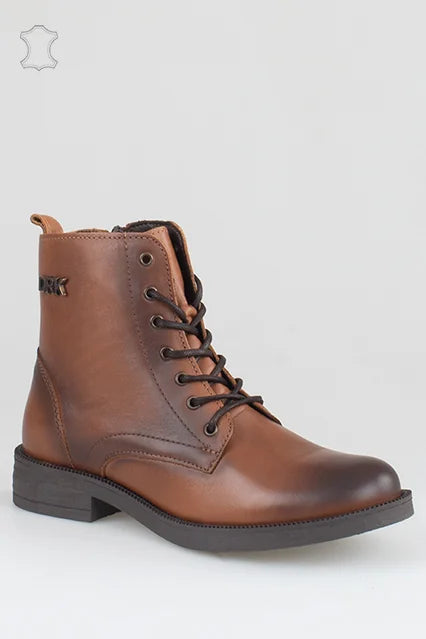 BOTIM CASUAL EM PELE