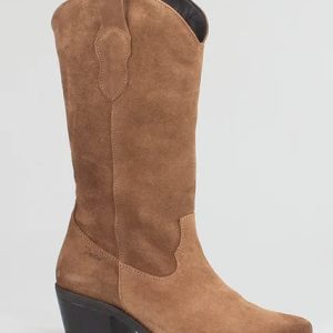 BOTA TEXANA EM CAMURÇA LISA