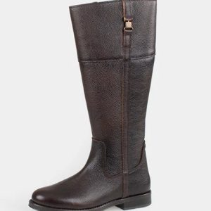 BOTA CAVALEIRA EM PELE